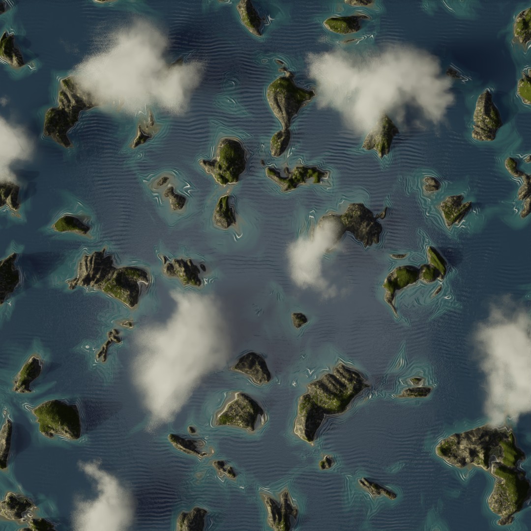 islands from above